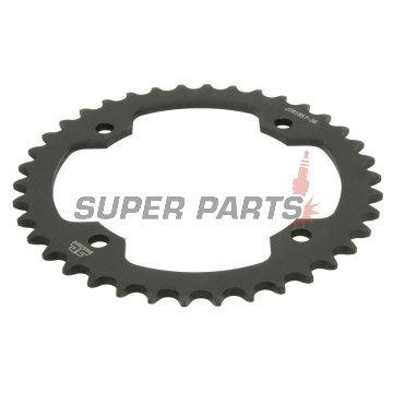 Заден пиньон -JT- JTR1857,38, 38 зъба, стоманен, Yamaha XT 600 1990-1995, 1999-2003, YFM 250 2008-2013, YFM 350 1987-1988, 2004-2013, YFM 700 2006-2018, YFZ 350 1987-1988, YFZ 450 2004-2019