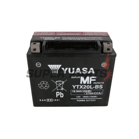 Акумулатор -YUASA- YTX20L-BS, 19Ah 12V
