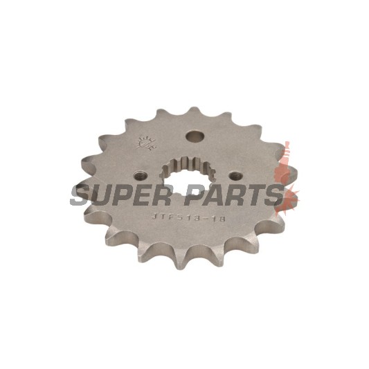 Преден пиньон -JT- JTF513,18, 18 зъба, Cagiva Raptor 1000 2001-2006, V-Raptor 1000 2001-2006, X-Raptor 1000 2002-2003, X-Tra Raptor 1000 2001-2005, Kawasaki GPX 500 1988, GPX 600 1988-1990, 1993-2000, GPX 750 1987-1988, GPZ 305 1983