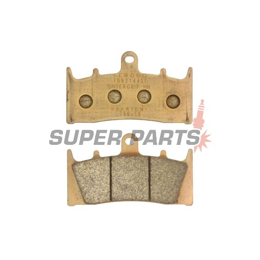 Накладки -FERODO- FDB2144ST, Kawasaki ZX-6R/ZX-9R/ZX-12R Ninja (1996-2003), Suzuki GSF1200 Bandit, GSX1300R Hayabusa, GSX-R1000 (1999-2007)