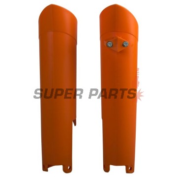 Протектори за предница (колове) -POLISPORT- оранжеви, KTM EXC, XC, XC-W, XCF-W 125-500 2008-2015
