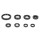 Комплект семеринги за двигател -WINDEROSA- Yamaha WR 450 2003-2015, Yamaha YZ 450 2003-2013