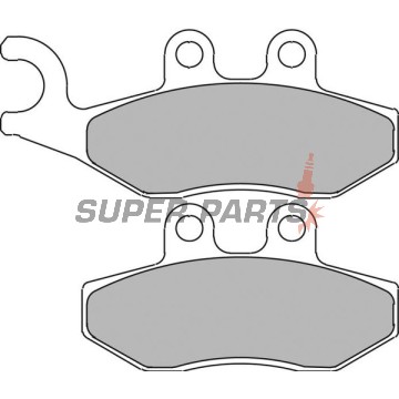 Накладки -FERODO- FDB2142EF, Aprilia SR, Sportcity; Derbi Boulevard; Vespa/Piaggio 946, Beverly, Carnaby, Fly, GT, GTS, GTV, Granturismo, Hexagon, Liberty, MP3, Primavera, Skipper, Sprint, Typhoon, X7, X8, X9, X10 (2000-2017)