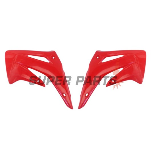 Предни странични пластмаси -POLISPORT- червени, HONDA CR 85 2003-2007