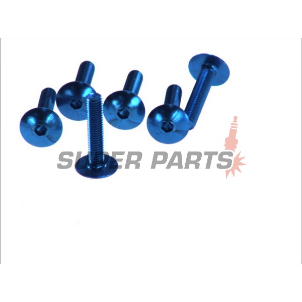 Болтове комплект -VICMA- M6x30, сини, 6бр