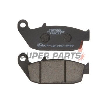 Накладки -FERODO- FDB2286EF, TVS Apache RTR 160 Hyped Edge / 180 2009-2022