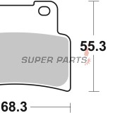 Накладки -BREMBO- 07GR77LA, Aprilia RS 125 Replica (2006-2007)