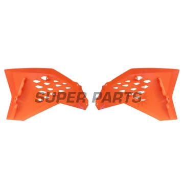 Предни странични пластмаси -POLISPORT- оранжеви, KTM SX 65 2009-2015