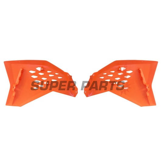 Предни странични пластмаси -POLISPORT- оранжеви, KTM SX 65 2009-2015