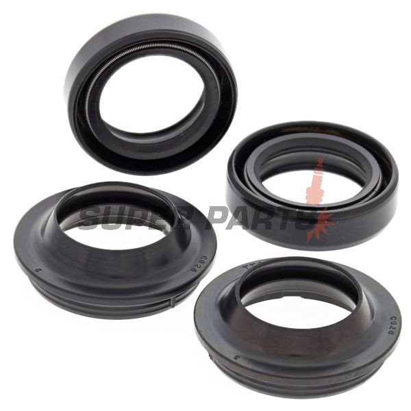 Семеринги и прахоуловители комплект -4 RIDE- Honda CRF 70 2004-2012, Honda CRF 80/100 2004-2013, Honda XR 70/80/100 1981-2010, Kawasaki KD 80 1988-1990, Suzuki DS 80 1993