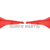 Капак/пластмаса въздушен филтър -POLISPORT- червен, HONDA CRF 250 2010-2013