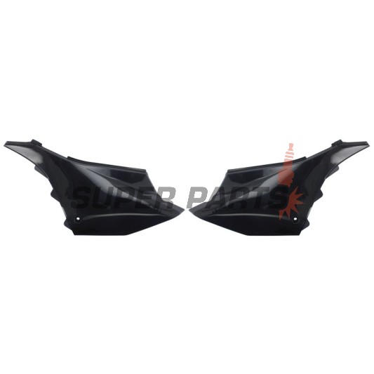 Задни странични пластмаси -POLISPORT- черни, YAMAHA YZ 125/250 2022-2023