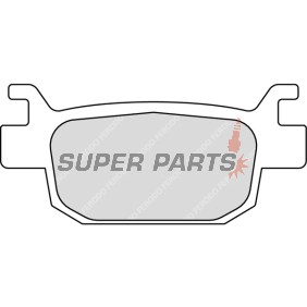Накладки -FERODO- FDB2212SM, Honda NSS Forza 125 - 2015-2022