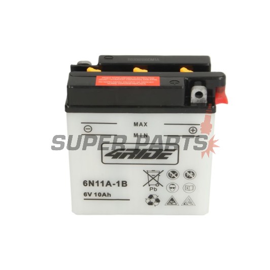 Акумулатор -4 RIDE- 6N11A-1B 4RIDE, 11Ah 6V