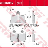 Накладки -TRW- MCB828SRT, синтеровани, Honda VFR1200F ABS / DCT V4 (2010-2013)