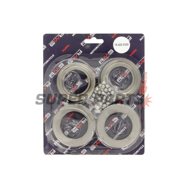 Лагери за предница комплект -RMS- Aprilia Atlantic 500 2001-2004, Aprilia Leonardo 125 1996-2002, Aprilia Leonardo 150 1997-2002, Aprilia Leonardo 250 1999-2004, Aprilia Scarabeo 125 1999-2006, Aprilia Sportcity 200 2004, 2006