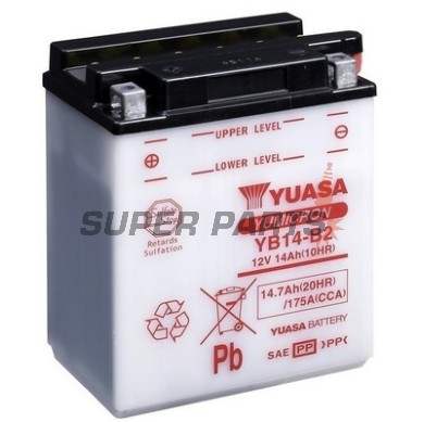 Акумулатор -YUASA- YB14-B2, 15Ah 12V