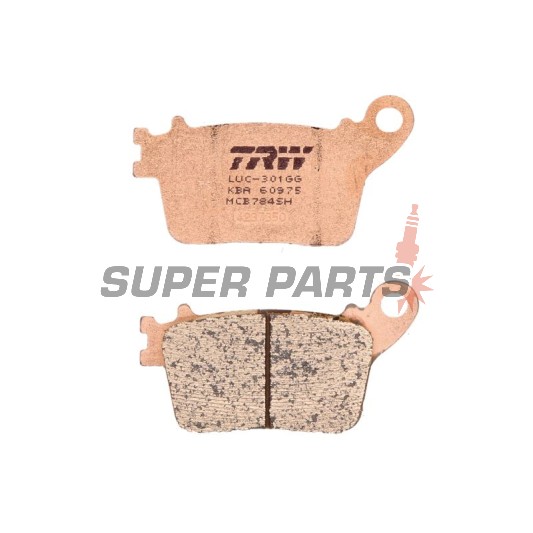 Накладки -TRW- MCB784SH, Honda CB600F Hornet, CBR600RR/1000RR Fireblade; Kawasaki Ninja ZX-6R 636, ZX-10R; Suzuki GSX-R 600/750/1000; Yamaha YZF-R1/R6 (2006-2020)