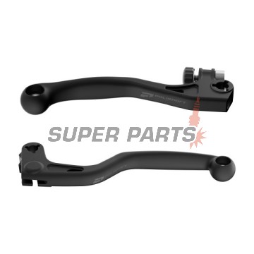 Ръчки комплект -POLISPORT- 91577 POL, черен, non-breakable, HONDA CR 125/250 2004-2007