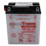 Акумулатор -YUASA- YB12AL-A2+ELEKTROLI, 12.6Ah 12V