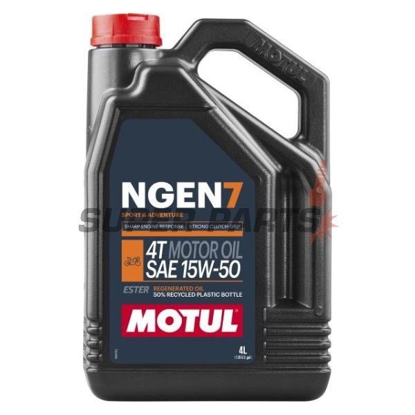 Двигателно масло -MOTUL- 15W50, пълна синтетика, 4L