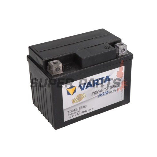 Акумулатор -VARTA- YTX4L-BS READY, 3Ah 12V