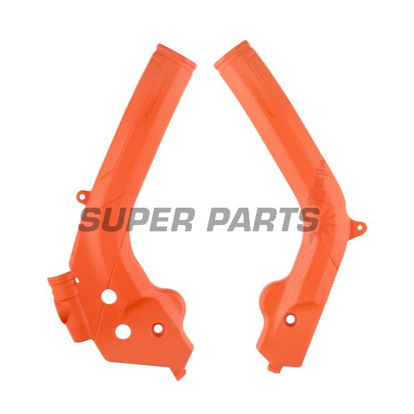Протектори за рамка -POLISPORT- оранжеви, KTM EXC, SX, SX-F, XC-W 50-500 2016-2019