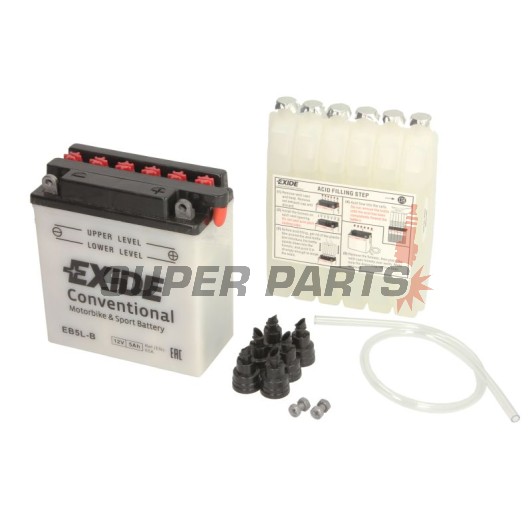 Акумулатор -EXIDE- YB5L-B, 5Ah 12V