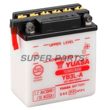 Акумулатор -YUASA- YB3L-A, 3Ah 12V