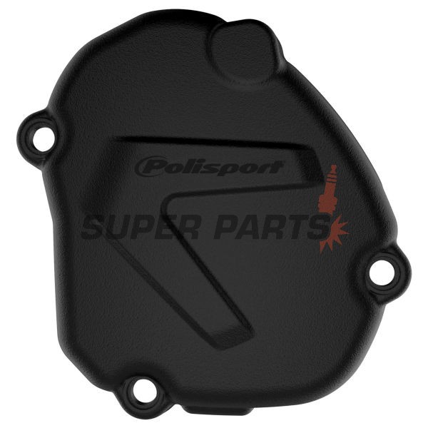 Предпазител за капак на статора -POLISPORT- черен, YAMAHA YZ 125 2005-2024
