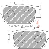 Накладки -FERODO- FDB754EF, Honda Hornet / CBF / CBR Fireblade / VTR, Suzuki V-Strom / Bandit / SV, Yamaha FZ1 / FZ6 / XJ6 / R1 / R6, Kawasaki Versys 1991-2019