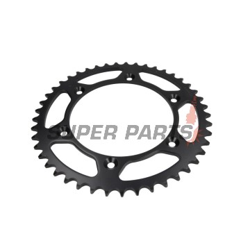 Заден пиньон -JT- JTR822,45, 45 зъба, стоманен, Betamotor RR 250/400/450 2005-2012, RR 520 2010-2014, RR 525 2005-2009, RR Enduro 250/450/525 2005-2008, RR Enduro 350 2012, Cagiva WMX 125/250 1989-1992, Gas Gas EC 125/300 2000-2012