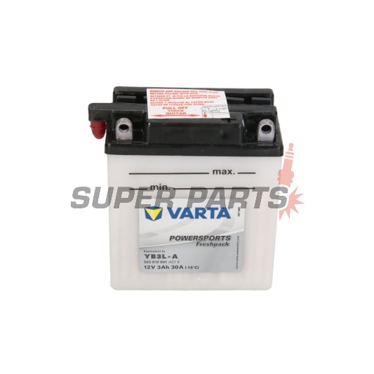 Акумулатор -VARTA- YB3L-A, 3Ah 12V