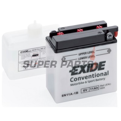 Акумулатор -EXIDE- 6N11A-1B, 11Ah 6V