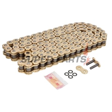 Верига -DID- 530ZVMX2G&G-114, размер 530, 114 звена, двойно усилена, златиста