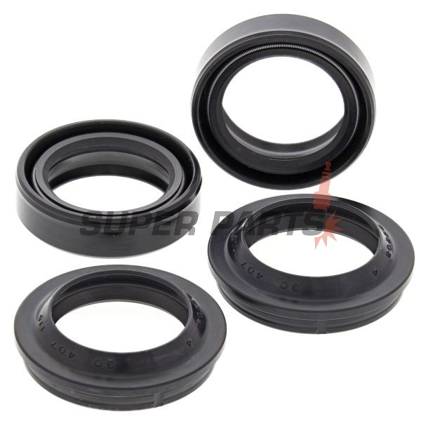 Семеринги и прахоуловители комплект предница -ALL BALLS- Yamaha DT 50 1988-1990, TT 125 2000