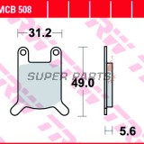 Накладки -TRW- MCB508, Beta MS50 Squirrel50 Fantic Strada Super Six 50 Garelli Ciclone 50N Hercules Lotus80SA Horex Rebell80 N/Sport/T Malaguti Chopper Fifty Grizzly LX RCW VA WC Puch Cobra GS GTL Imola Lido Maxi Mini Maxi Monza P1 Pionier Ranger TT