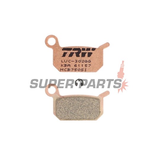 Накладки -TRW- MCB750SI, Husqvarna CR/SM 50 2011-2012; KTM GS/MX/SX/SXS 50/65/125 1986-2018; KTM Junior/Senior 50 2001-2003