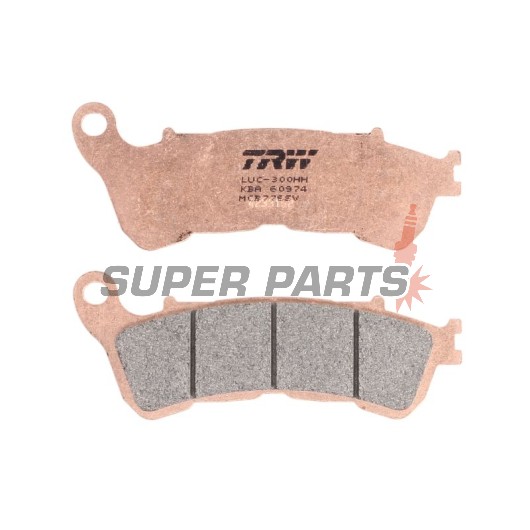 Накладки -TRW- MCB776SV, Harley-Davidson XL883-1200 Sportster + Honda CB-CBF-CBR / FES-FJS-NSS Forza / NC-NT-SH-ST / VFR-VT-XL + Suzuki Burgman / Sixteen / Boulevard-Intruder 1800 (2004-2018)