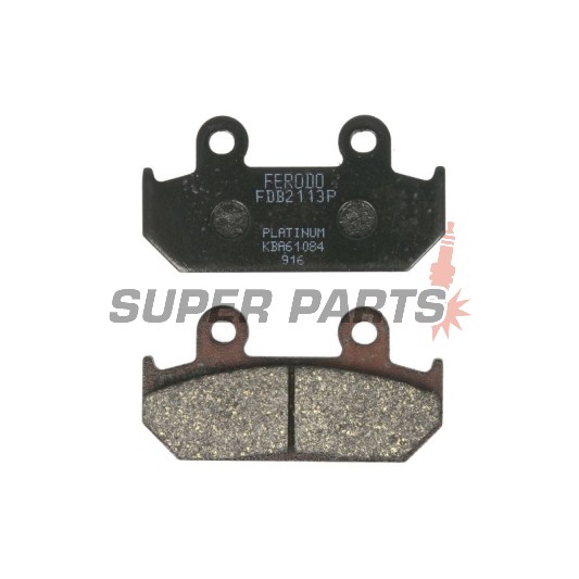 Накладки -FERODO- FDB2113P, Honda CB/CBR/CBX, NSR, VFR, VT Integra, XRV Africa Twin - 250-750cc, 1986-1996