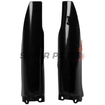 Протектори за предница (колове) -POLISPORT- черни, KAWASAKI KX 125/250 2004-2008