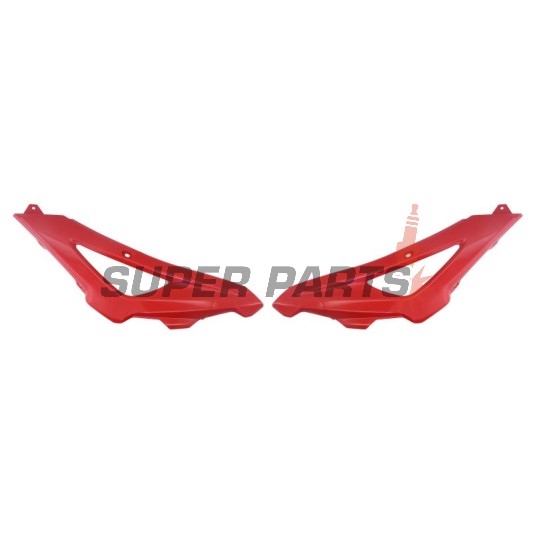 Предни странични пластмаси -POLISPORT- червени, HUSQVARNA TC 250/310/450 2008-2009