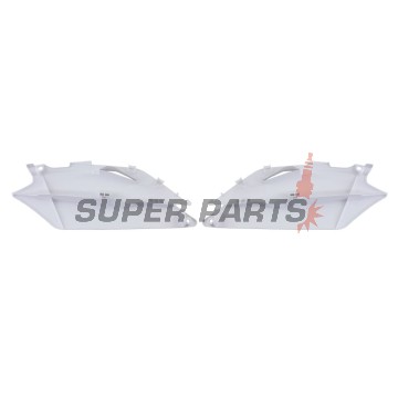 Задни странични пластмаси -POLISPORT- бели, HONDA CRF 250/450 2009-2010
