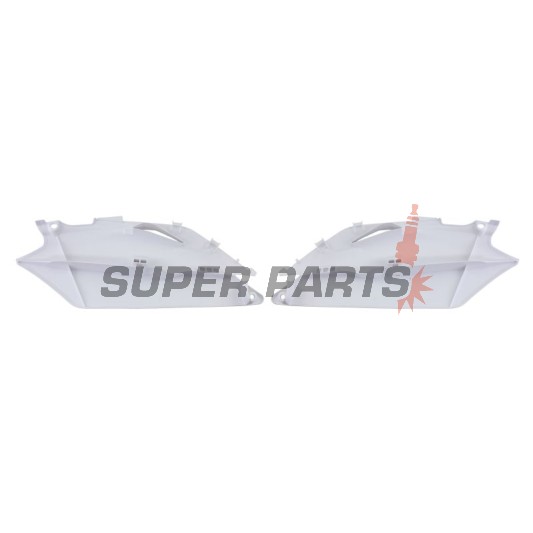 Задни странични пластмаси -POLISPORT- бели, HONDA CRF 250/450 2009-2010
