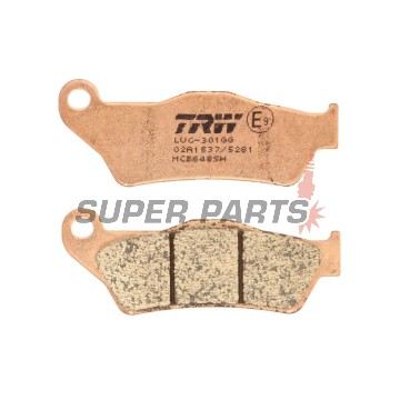 Накладки -TRW- MCB648SH, Alfer 250, Aprilia MX/Mana/Pegaso/RST, ATK Cross/Enduro, BMW G450X/HP2, Ducati Monster, Gas Gas EC, Husqvarna SM/TE/WR, KTM Adventure/EXC/SX, Moto Guzzi Stelvio, Yamaha TT/Majesty