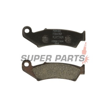 Накладки -FERODO- FDB495P, Honda NX125 Transcity, NX250, XL250R Baja, XLR125R, XR250R/600R, Kawasaki KX125