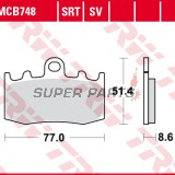 Накладки -TRW- MCB748, BMW HP2 Megamoto 1200, K1200RS/GT/S/LT, K1300S/GT, R850RT/R, R1100S, R1150GS/RT/R, R1200GS/Adventure/RT/R/ST/S LC - 2000-2015