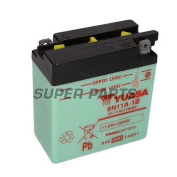 Акумулатор -YUASA- 6N11A-1B, 12Ah 6V