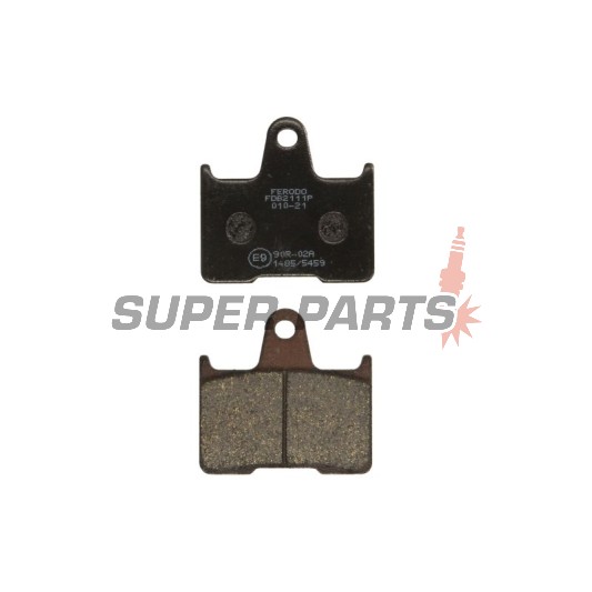Накладки -FERODO- FDB2111P, Kawasaki GTR 1400 / ZX-7RR 750 / ZZR 1400, Suzuki GSF Bandit 650 / GSX 1400 / GSX-R 600 / 750 / 1000 1996-2015