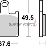 Накладки -BREMBO- 07KA28SA, Kawasaki GTR1400 / Z750R / Z1000 / ZX-6R & Suzuki B-King 1300